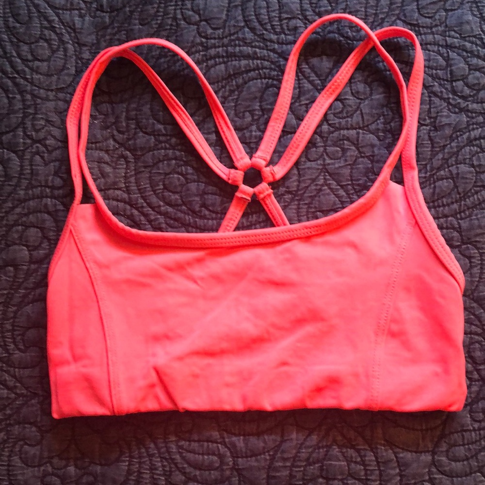 Onzie pink sports bra